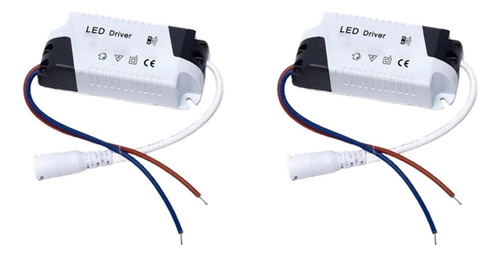 Kit C/2 - Driver Reator Fonte Para Led Com Conector 8-25w...