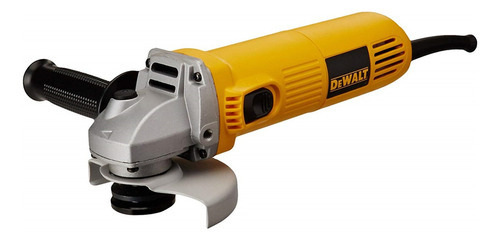 Miniamoladora angular DeWalt DWE4010 de 50 Hz color amarillo 700 W 220 V + accesorio
