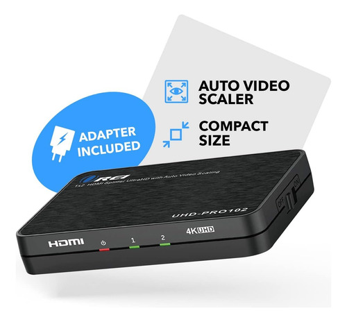 Splitter Hdmi 4k 1x2 Hdcp Hdr Multiples Formatos