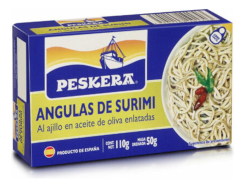 Pack De 24 Angulas De Surimi Peskera Al Ajillo 110 Gr