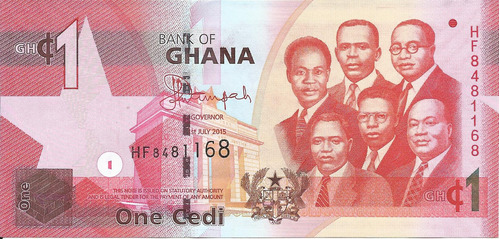 Ghana 1 Cedi 2015