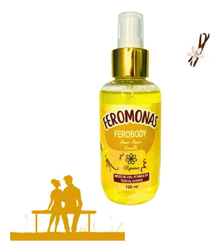 Feromonas Femeninas Atrae Masculino Amor Amor Vainilla 120ml