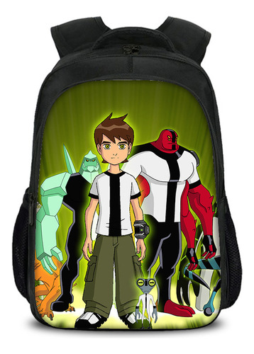 Mochila Escolar Ben 10 De Estilo Coreano Para Jóvenes Hacker