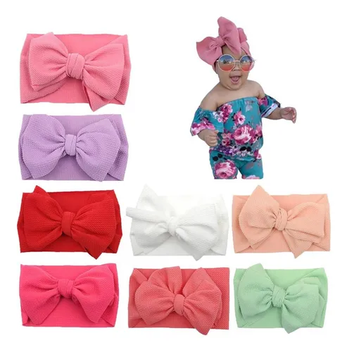 comprar Baby Girl Bow Bow Dadands Band Baby Baby Turban Baby Elastic