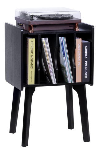 Urban Deco Soporte Para Tocadiscos, Mesa De Almacenamiento D