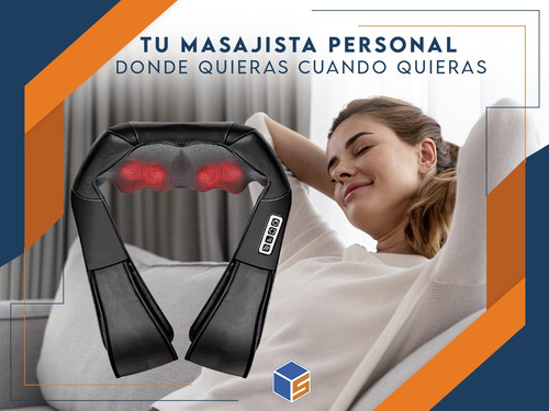 Masajeador Corporal Spa Shiatsu Pies Cervical Espalda