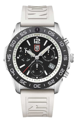 Luminox Pacific Diver Xs.3141 - Reloj Crongrafo De Goma Blan