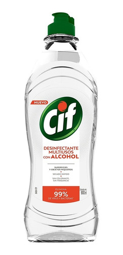 Cif Desinfectante Multiusos Con Alcohol 900ml