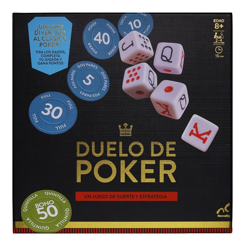 Duelo De Poker Juego De Mesa Casino Clasico Familiar