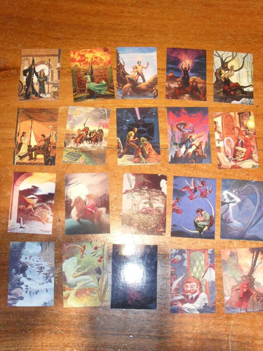 Lote De 20 Trading Cards  Charles Vess Y Tom Kidd - Fantasia