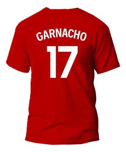 Lum - Remera Niño Garnacho Manchester United - Algodon 1° 