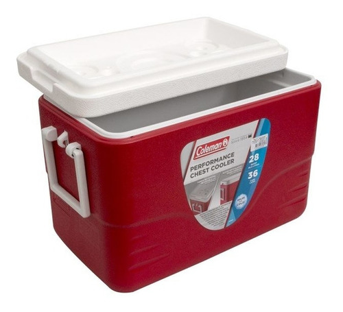 Caixa Térmica 28qt Coleman Laranja/amarela