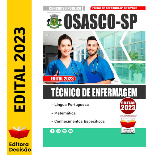Concurso Osasco Sp Técnico De Enfermagem Edital Atualizada Apostila