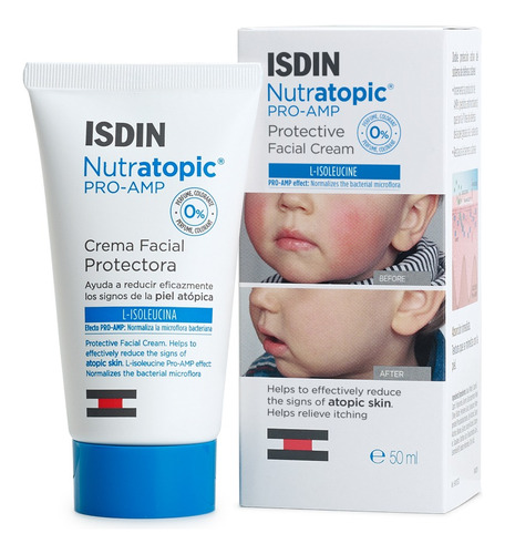 Crema Atópica Facial Hidratante Nutratopic 50 Ml Isdin