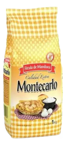  Fécula De Mandioca Montecarlo De 1kg, Pack 10u