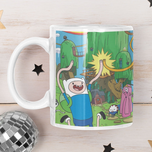 Taza De Cerámica Hora De Aventura Adventure