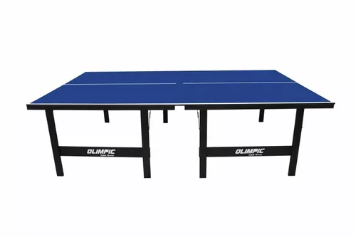 Mesa de ping pong Klopf 1090 Proton fabricada em MDF cor azul