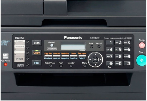 Impresora Multifunción Kxmb2061-panasonic 9en1 Laser Negro