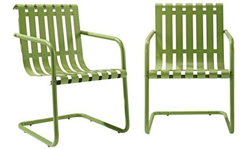 Crosley Furniture Gracie Retro Metal Outdoor Spring Chair Oa