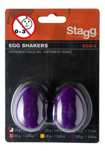 Huevo Ritmico / Shaker Stagg Egg-2 Pp Violeta