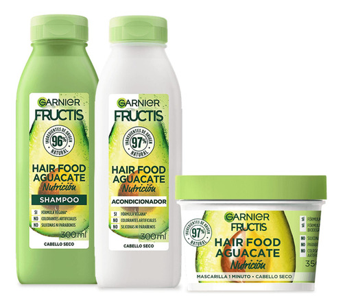 Kit Para El Cabello Garnier Hair Food Aguacate