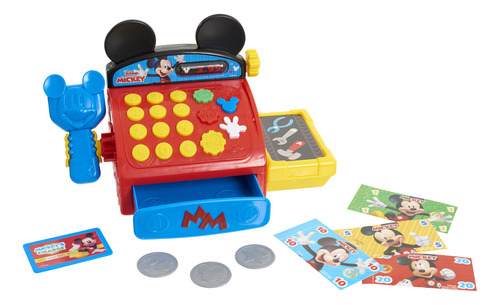 Caja Registradora De Juguete Just Play Mickey Mouse 38824 Azul/rojo
