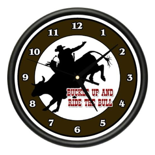 Beagle Reloj De Pared Rodeo Bulls Cowboys Riders Texas Sport