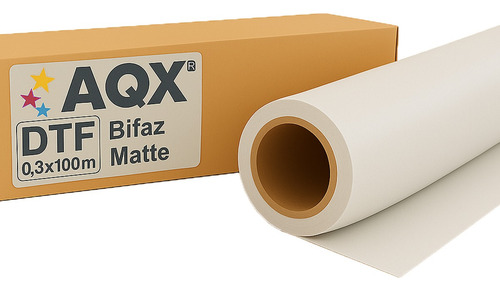 Rollo Film Dtf Matte Doble Faz 30cm X 100mt Estampado