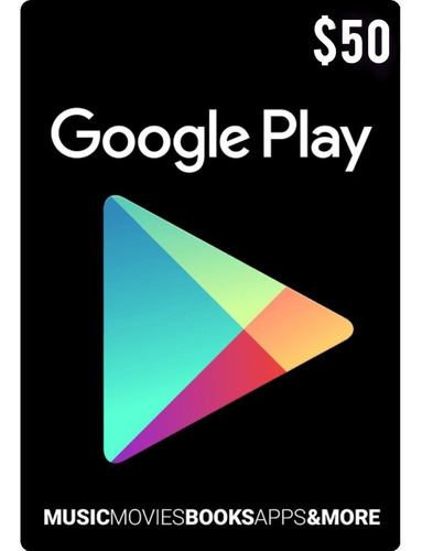 Tarjeta Google Play 50 Usd Usa | Mvd Store