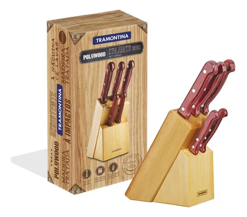 Juego de cuchillos Tramontina Churrasco 21199783 Brown de 5 piezas