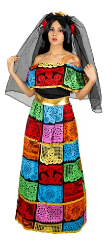 Traje de la catrina mexicana hotsell