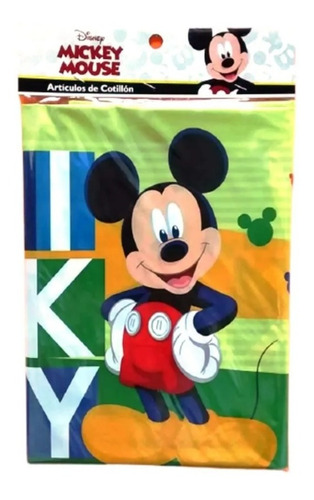 Mantel Plástico Para Cumpleaños Infantil Personajes Color M Mickey