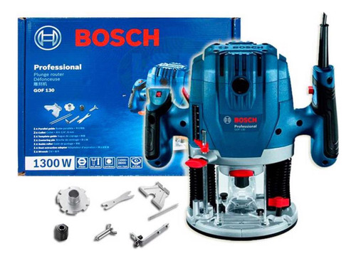 Tupia Manual Coluna 6mm 1300w Bosch C/ Kit 3 Fresas Evjf-03