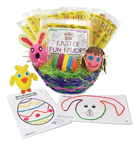 Wikki Stix Easter Fun Paks, 50 Fun Paks Con 8 Y Una Hoja De 