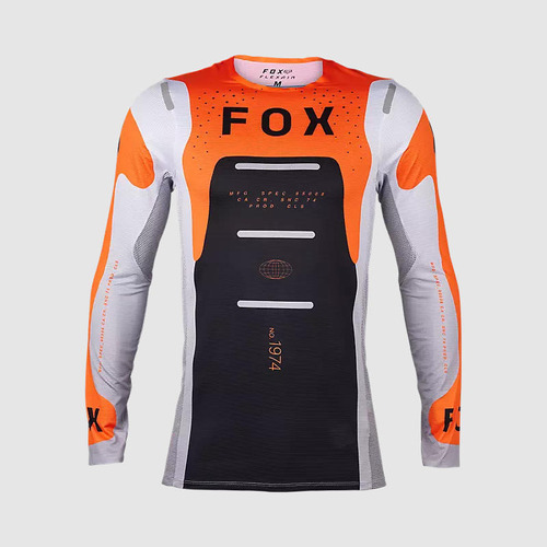 Polera Moto Flexair Magnetic Naranjo Fox