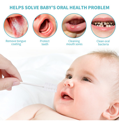Nuevo Limpiador De Lengua For Bebés, Cepillo De Dientes For