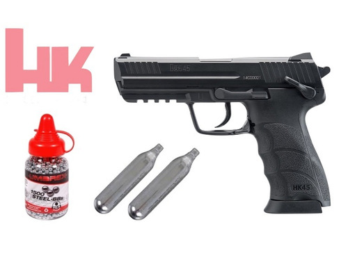 Marcadora Airsoft Hk 45 Co2 Bbs 4.5mm Xtreme Xc