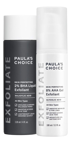 Paula's Choice - Exfoliante De Gel Aha Con 8% Y 2% De Ácid.