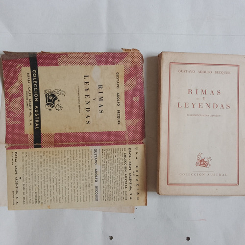 Gustavo A Bécquer Rimas Y Leyendas Colección Austral 1961