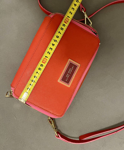 Cartera Pouch Claire Rosa Jackie Smith Rojo Lisa Rojo (Usado)