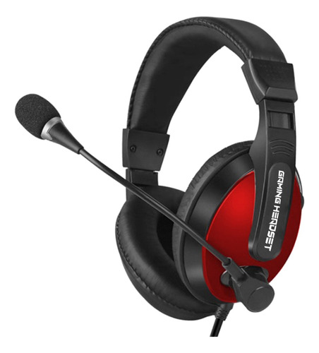 Audífonos Gamer Honk Multimedia Rojo 3.5mm