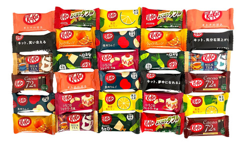 30 Japanese Kit Kat 10 Diferentes Sabores Variados Surtido D