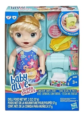 Muñeca Baby Alive- Comiditas Con Formas Hace Popo Original