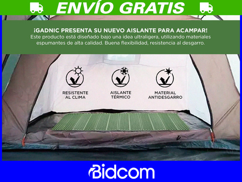 Aislante Mat Yoga Aire Libre Campamento Gadnic Trekking
