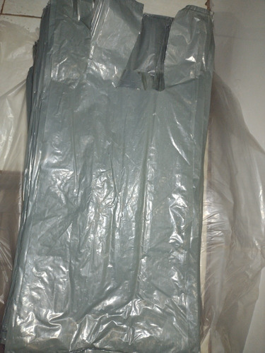Imagem 1 de 1 de Sacolas Plástica Alça Camiseta Verdes Reforçadas
