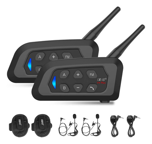 Ejeas V4c Plus Auricular Intercomunicador Bluetooth Para Árb