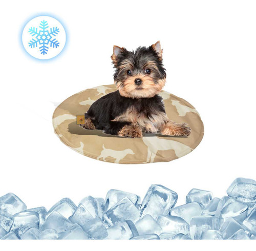 Tapete Gelado Refrescante Cachorro Gel Premium Ossinho Pet