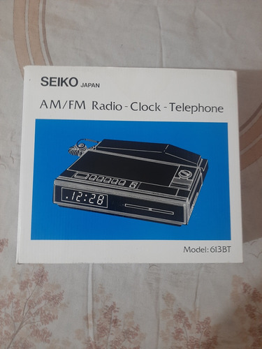 Reloj Telefono Radio Antiguo Nuevo 