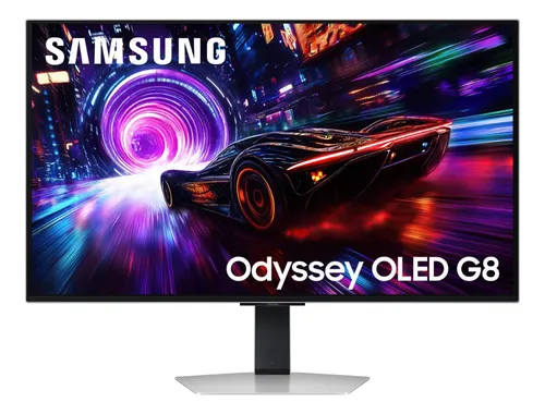 Monitor Odyssey Oled G8 32 4k Gamer Prata Samsung Prata