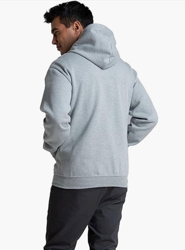 Fruit Of The Loom® Oversoft Gray Sudadera Forro Polar Gorro